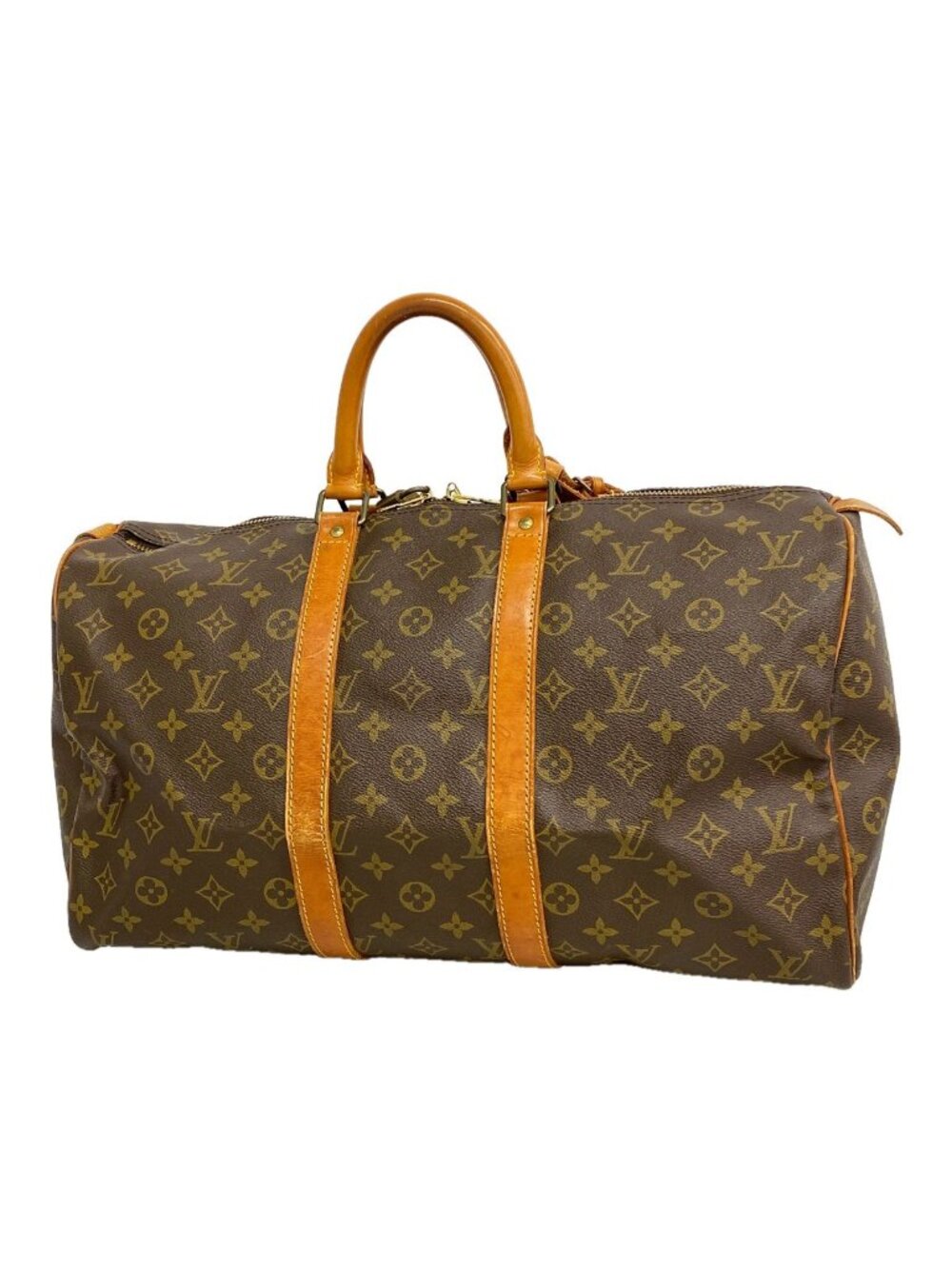 Louis Vuitton Boston Bag Monogram Keepall 45 Brown